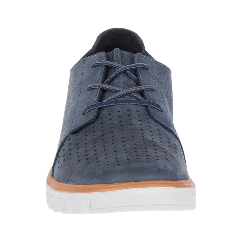 Basket Merrell Downtown Lace Bleu Marine Homme | C.H.DIYX